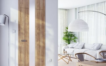 Dveře Sapeli Harmonie, nadsvětlík Glatt, CPL dub Halifax