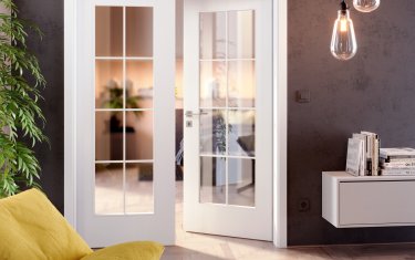 Dvoukřídlé dveře Sapeli Bergamo bílé